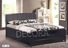 Load image into Gallery viewer, DFB-003 Wrought Iron Box Bed with Hydraulic Storage (Without Mattress)
