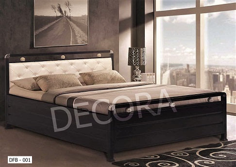 DFB-001 Wrought Iron Box Bed with Hydraulic Storage (Without Mattress)