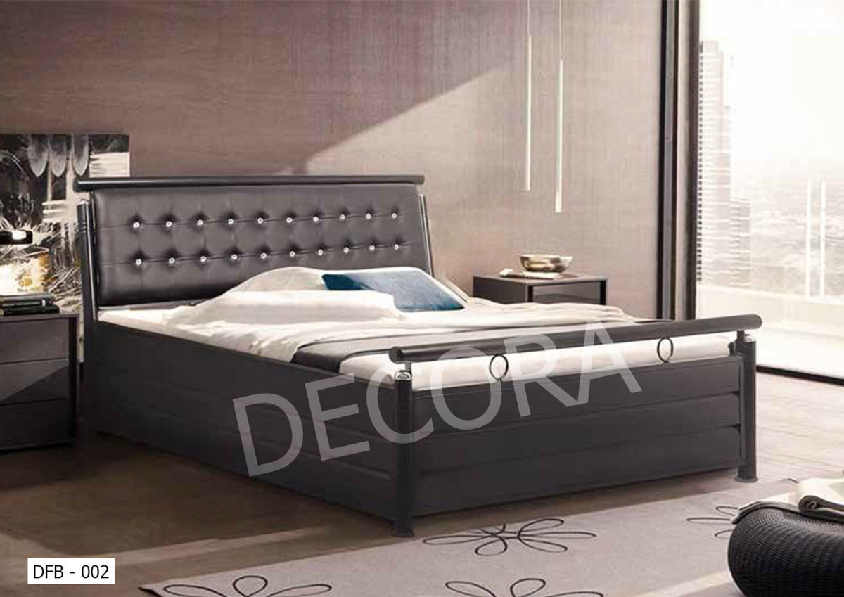 DFB-002 Wrought Iron Box Bed with Hydraulic Storage (Without Mattress ...