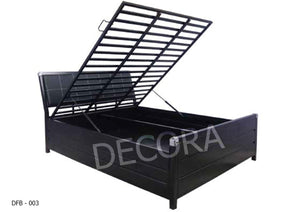 DFB-003 Wrought Iron Box Bed with Hydraulic Storage (Without Mattress)