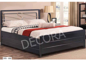 Metal bed with on sale hydraulic storage