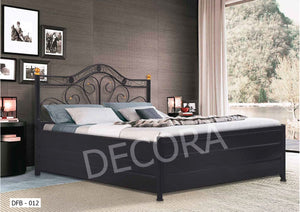 DFB-012 Wrought Iron Box Bed with Hydraulic Storage (Without Mattress)