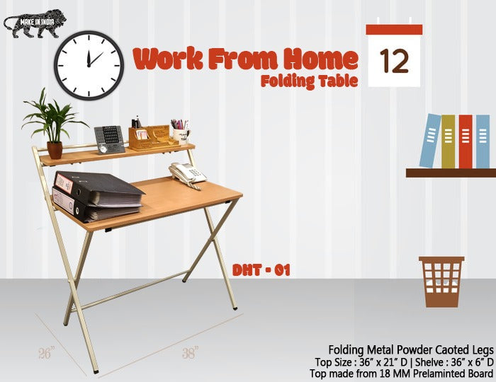 Multipurpose Folding work from home table